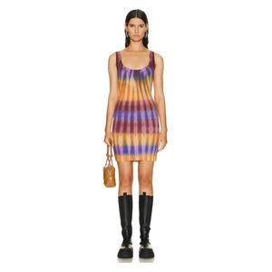 $185 COTTON CITIZEN Verona Mini Dress Gem Tie Dye Size Small